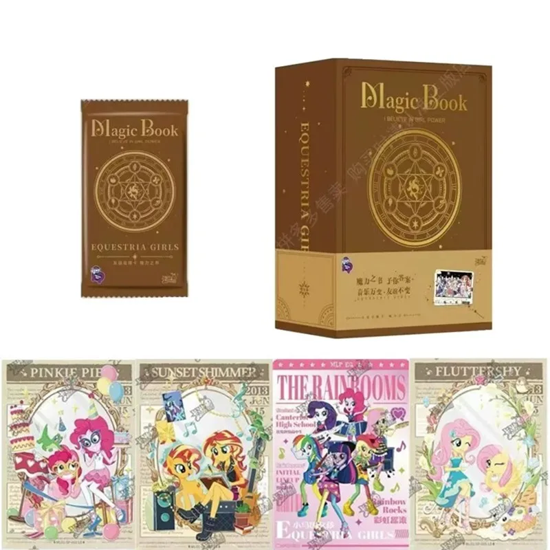 In Stock KAYOU Genuine My Little Pony Card Friendship Sonic Boom Cards Magic Power Book Vol.01 Anime Collectible Toys Gifts