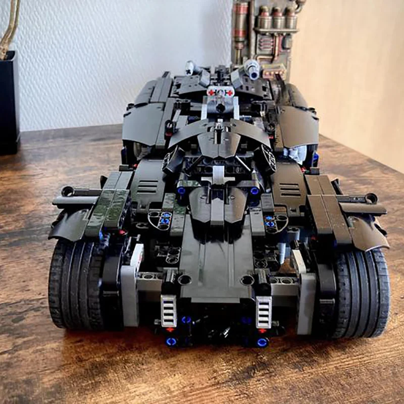 MOC 1059PCS Bat Tank Sports Car Batmobile Tumbler Building Blocks Racing Vehicle Model Bricks Puzzles Toys Gifts For Kids Boys