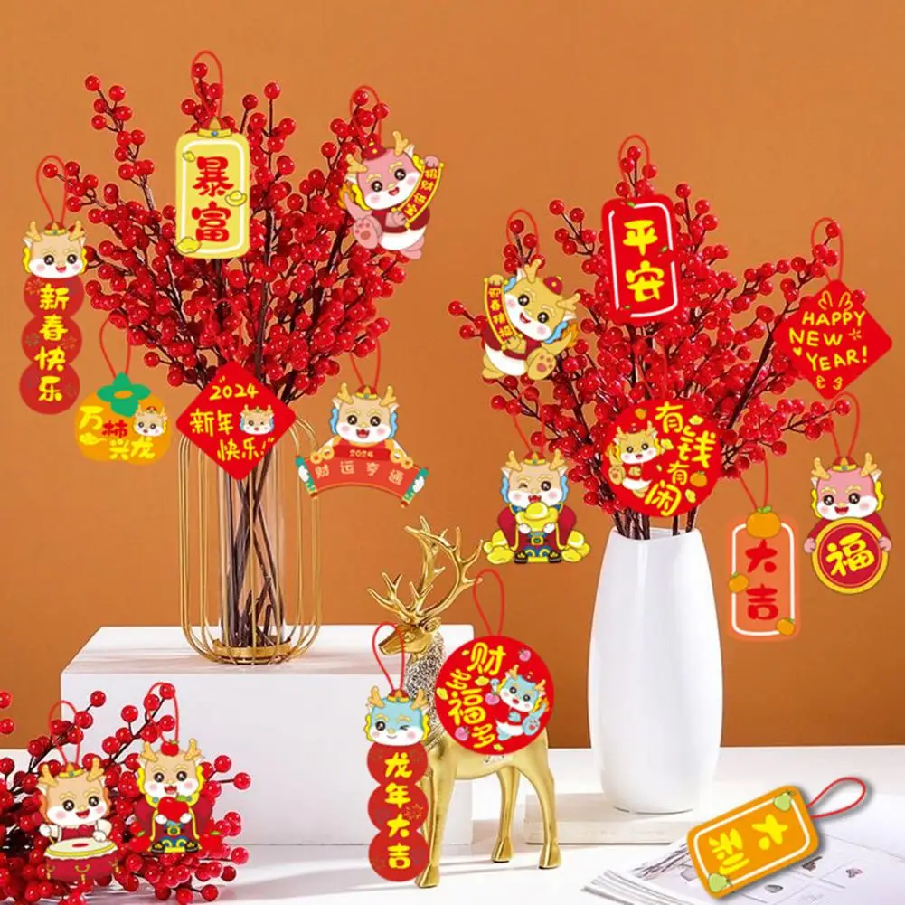 Lantern Couplets Decoration for Chinese New Year Chinese New Year Decoration Chinese New Year Hanging Ornament for Festive