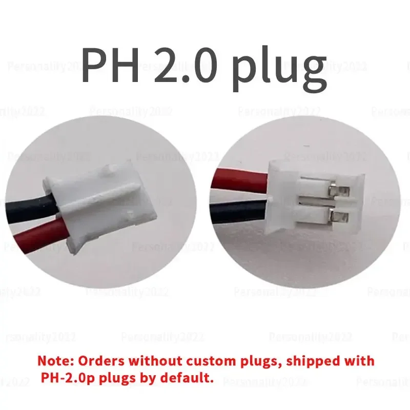 10PCS 3.7V 400mAh LiPo Rechargeable Battery