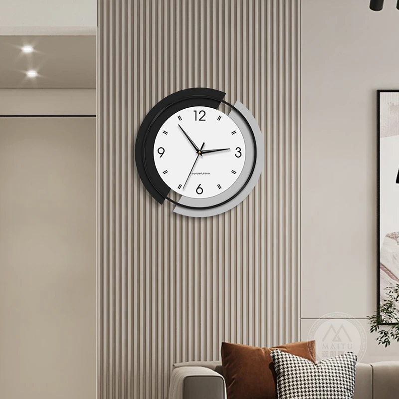 

Digital Modern Clock Wall Living Room Luxury Round Restaurant Creative Design Wall Clocks Bedrooms Horloge Murale Home Design