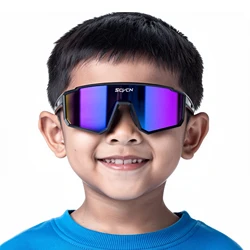 Scvcn Child Bike Sunglasses Cycling Glasses for Kids UV400 Boys Girls Small Size Glasses Fashion Outdoor Sports Protection 2024