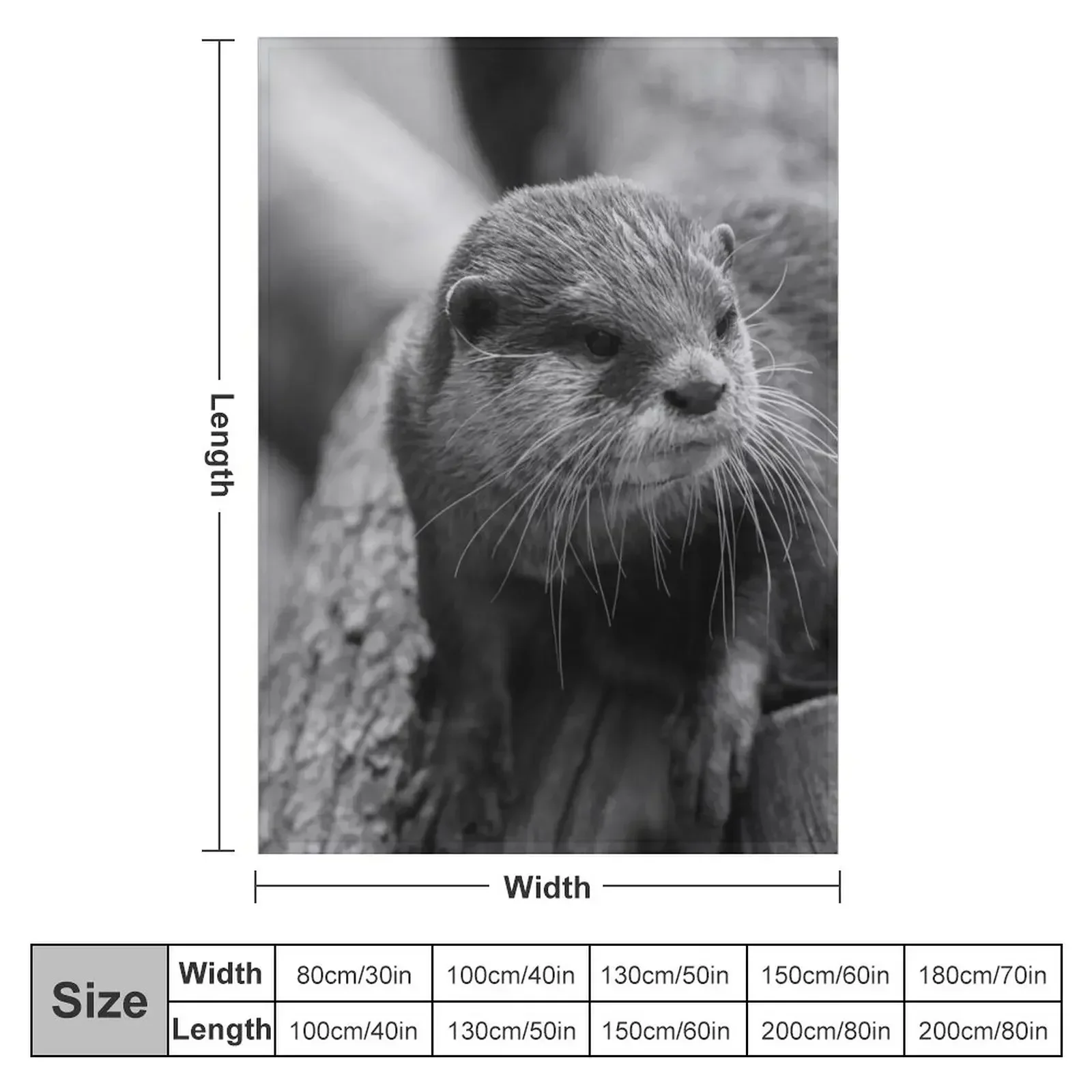 Otter Whiskers Throw Blanket Camping heavy to sleep Bed Fashionable warm for winter Blankets