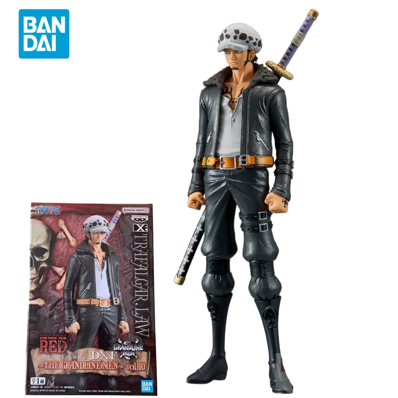 

Фигура Bandai мужская фигура DXF THE GRANDLINE Vol10 Trafalgar D. Экшн-фигурка водного права, игрушки для детей, подарок