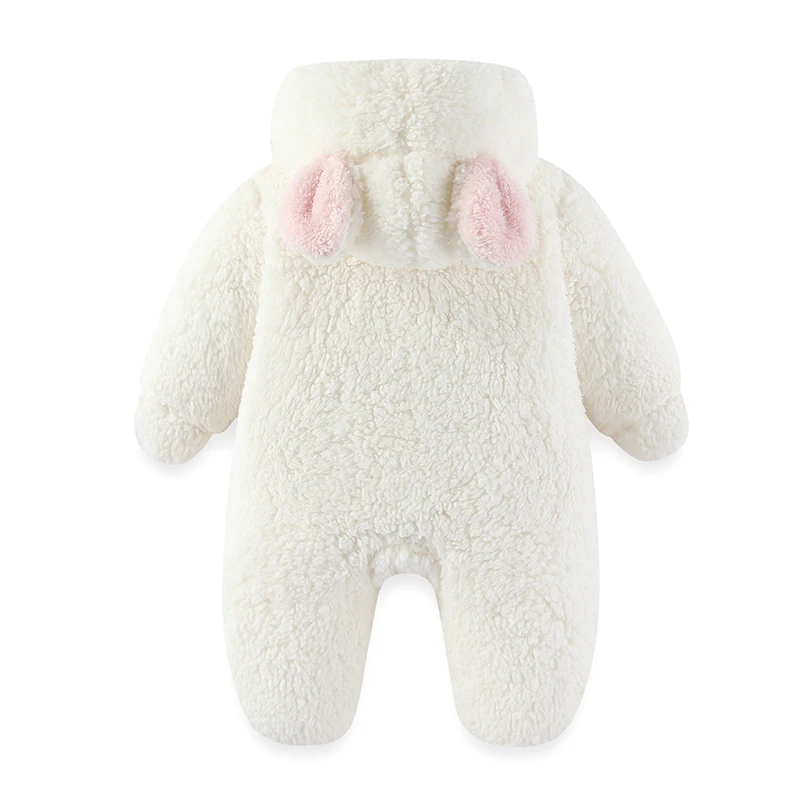 الشتاء الوليد الطفل بذلة رشاقته لطيف طفل الفتيات رومبير القطن الدافئة الرضع ارتداءها لينة الطفل الثلوج ارتداء سترة 0-12 أشهر