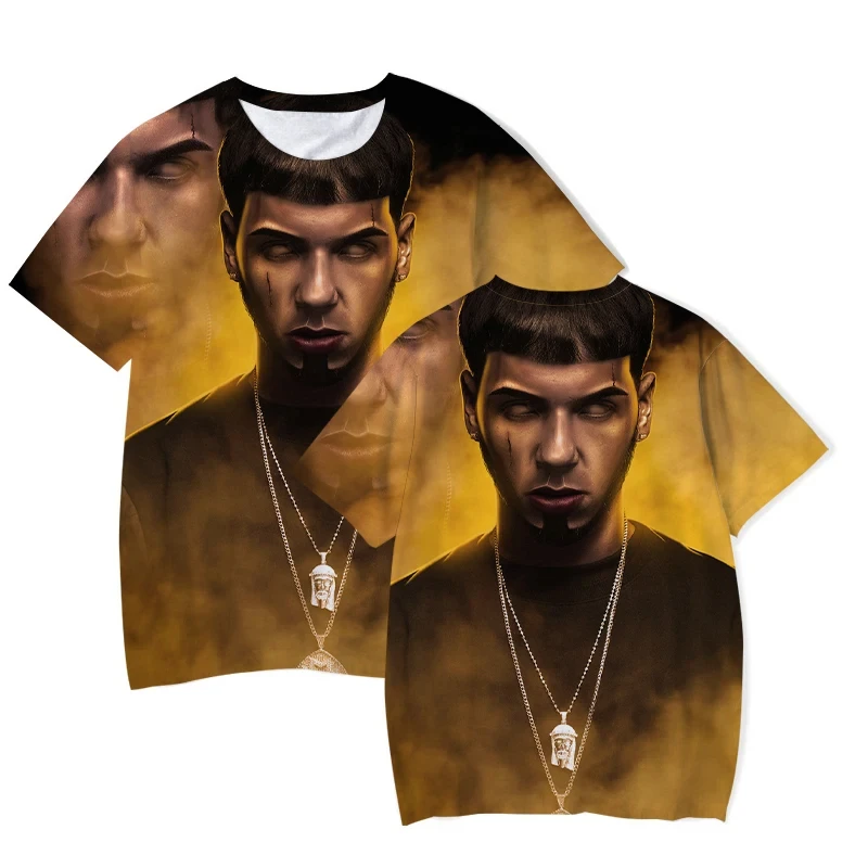 

Rapper Anuel AA 3D Print T-shirt Fashion Streetwear Tees Summer Men Woman Short Sleeve T Shirts Oversized Hip Hop Harajuku Tops