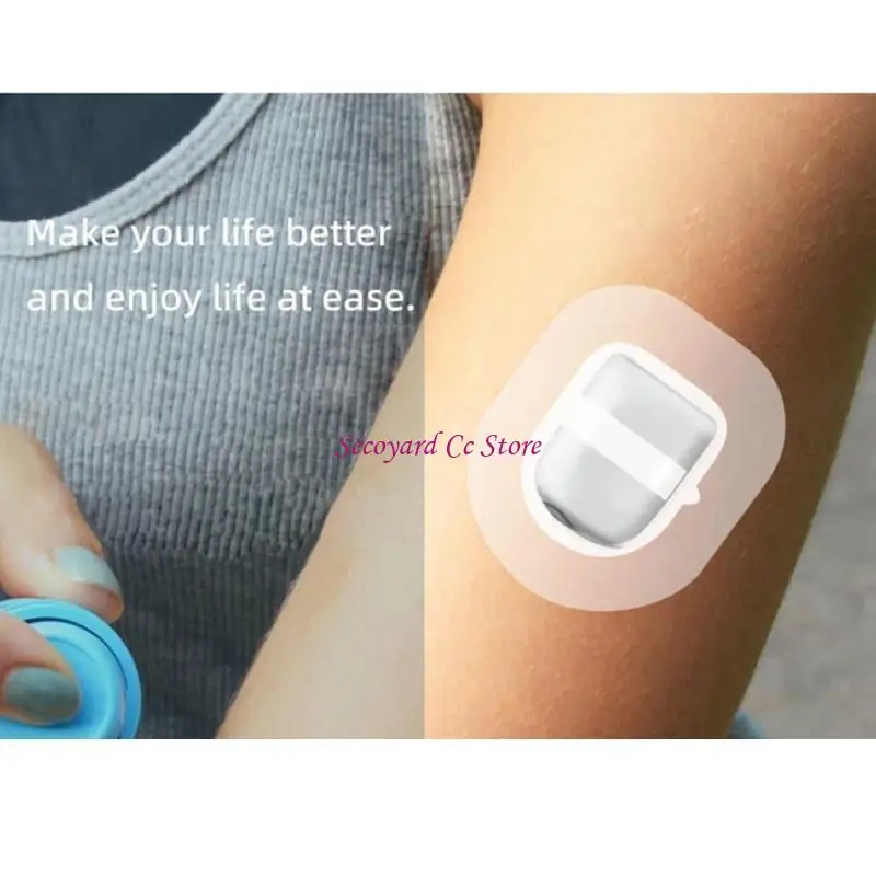 N3UC Adhesive Patches for Omnipod Sports Body Cover Overpatch Waterproof Sticker Clear Film Tape, Pack of 30/50