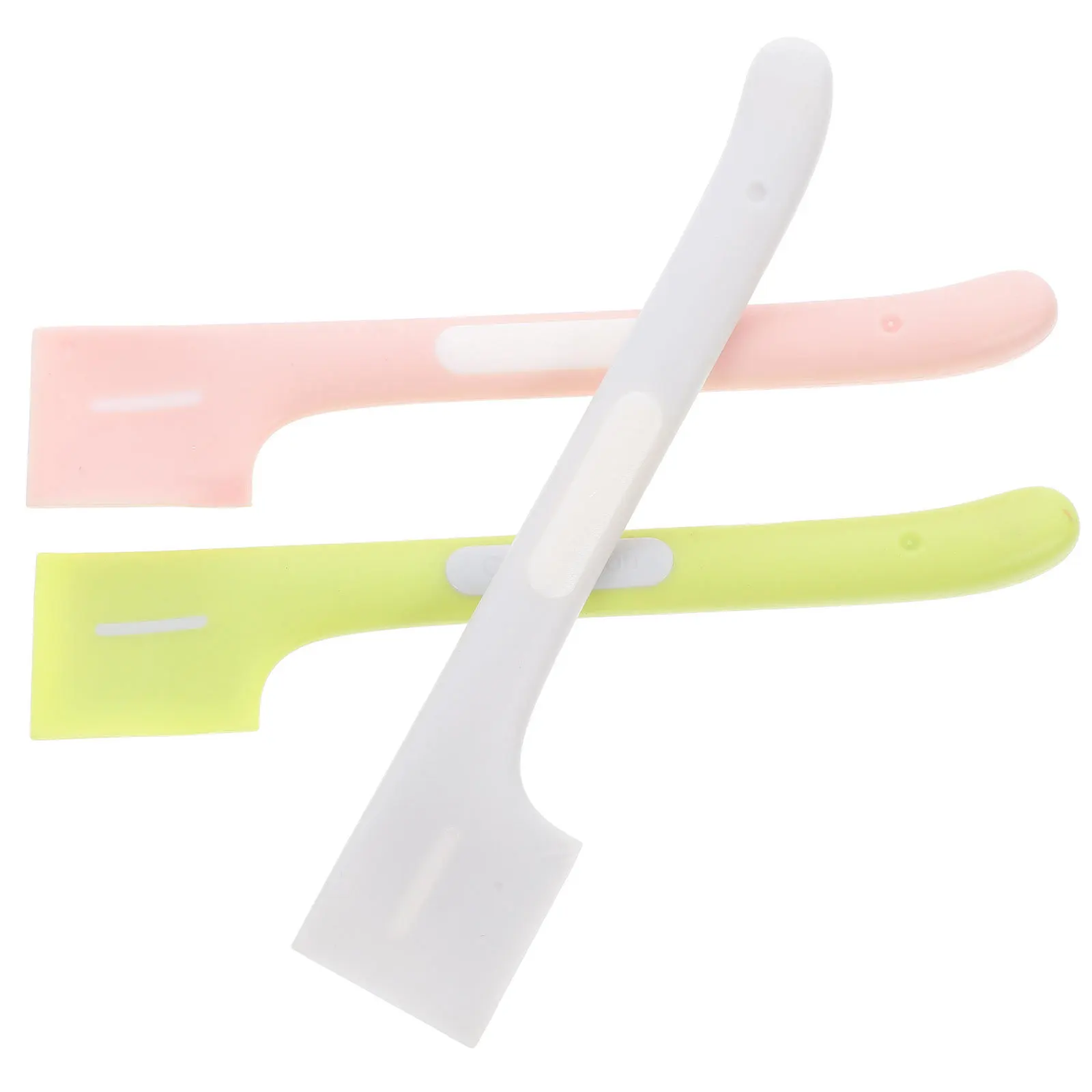 

3Pcs Adorable Pet Food Mixing Spoon Tpr Sturdy Design Reaches Corners No Food Left Behind Lever Handle Pet Supplies