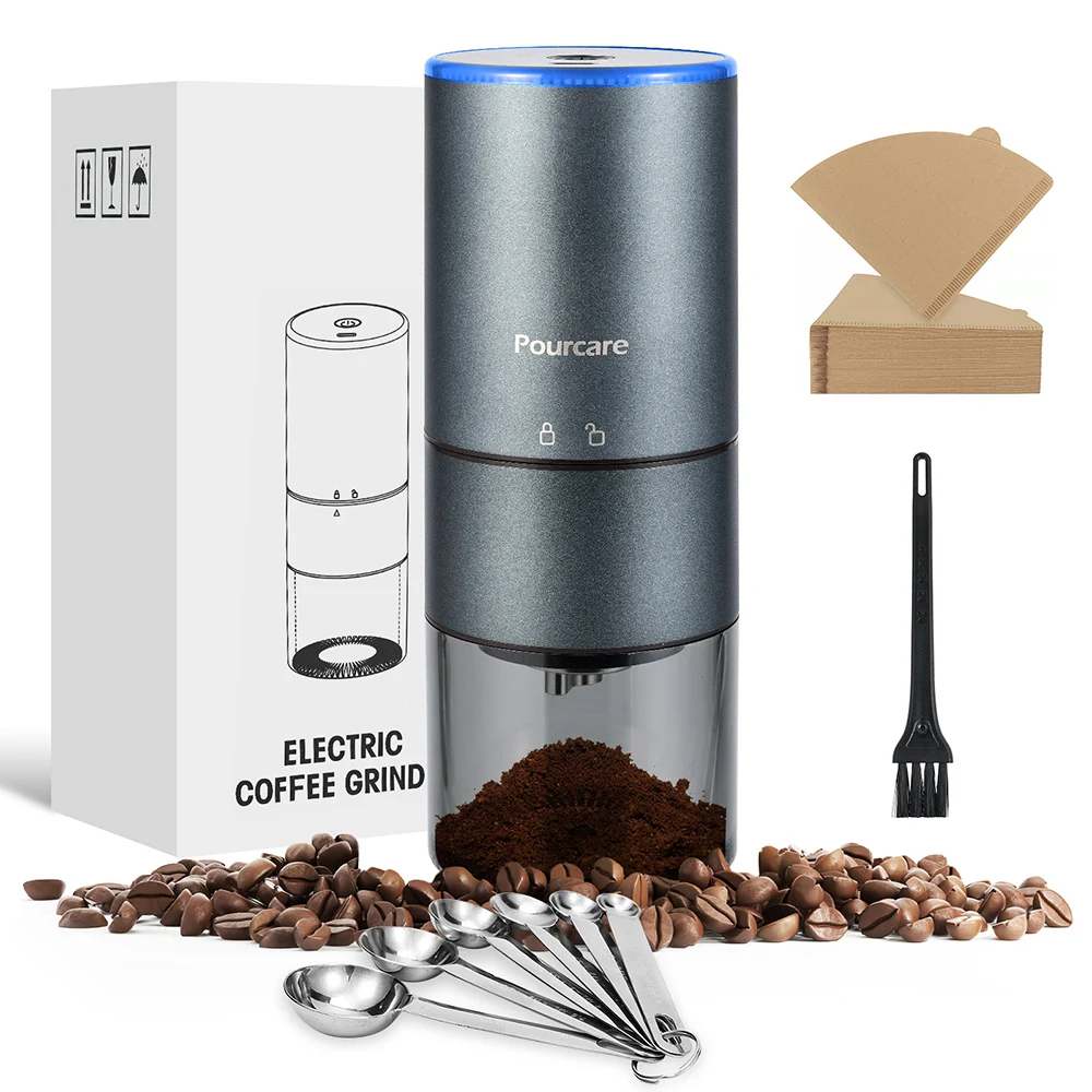 Coffee Grinder TYPE-C USB Charge Professional Ceramic Grinding Core Coffee Beans Mill Grinder New Upgrade Portable Electric