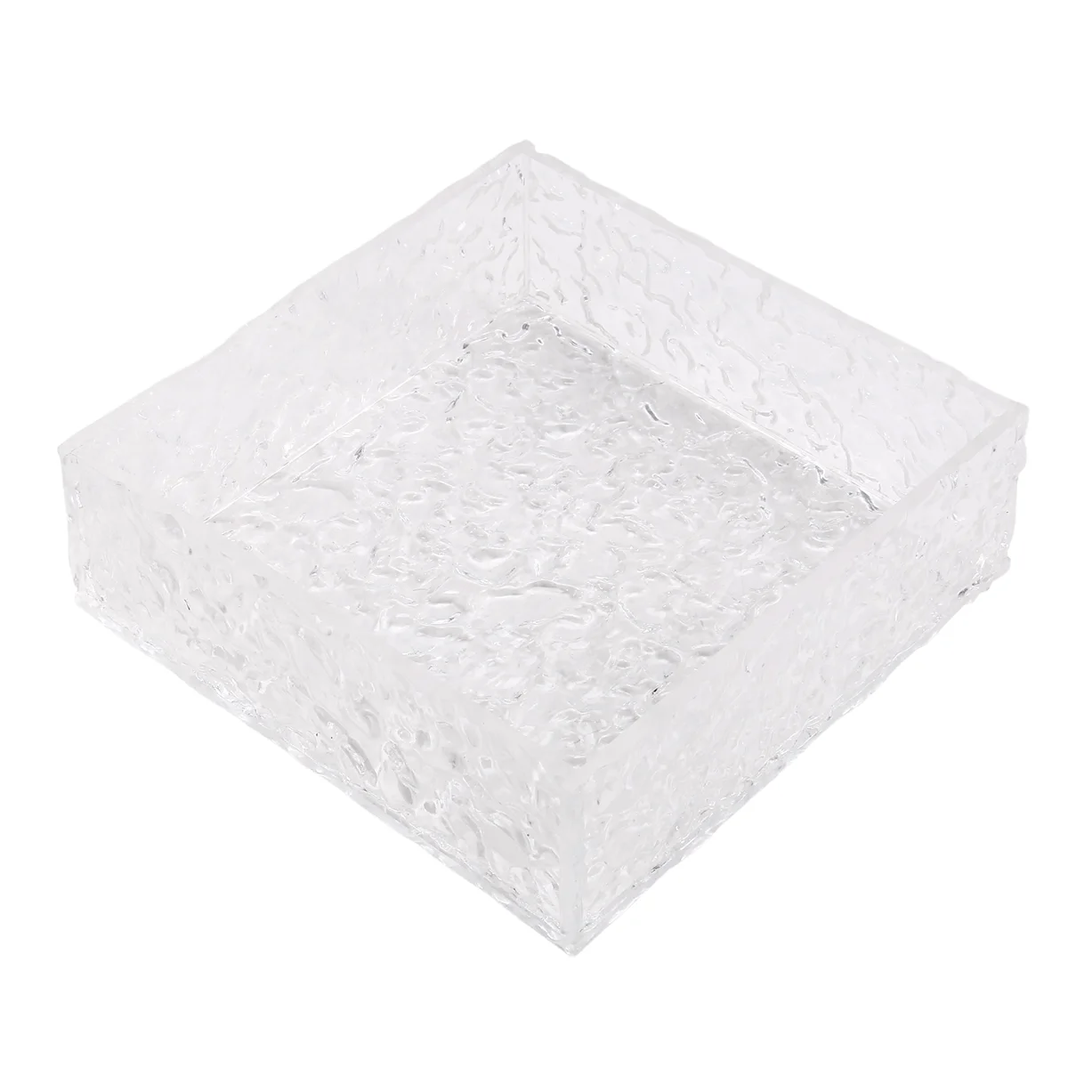 

【Hot&Price】3Pcs Acrylic Risers Display Stands, Clear Square Pedestal Display Shelf with Hollow Bottom for Cake Jewelry Display