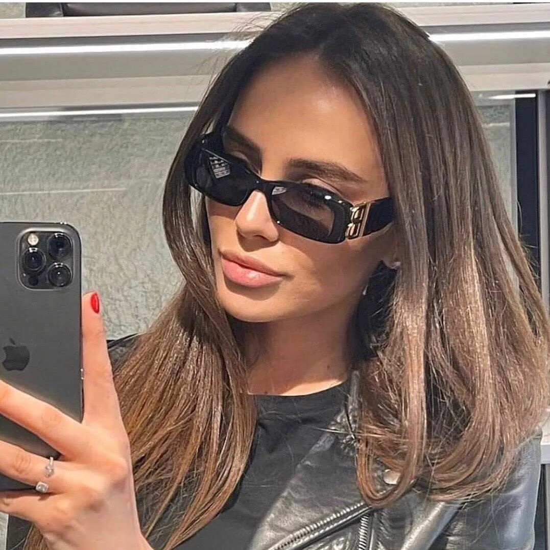 

MIZHO винтажные прямоугольные солнцезащитные очки женские стимпанк BB дизайнерские женские черные фиолетовые солнцезащитные очки брендовый дизайн ретро очки