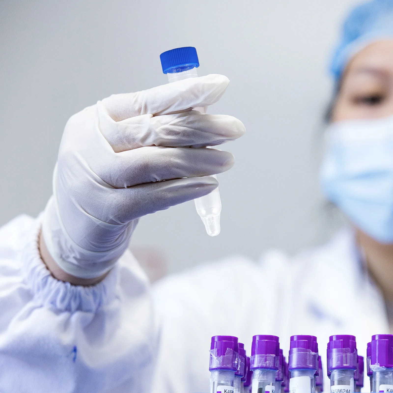 

200Pcs Versatile Plastic Urine Collection Tubes Screw Cap for Efficient Medical Diagnosis Test Tubes with Lids