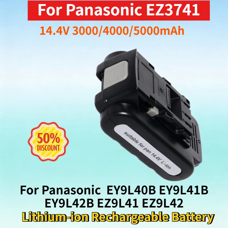 New 14.4V 3000/4000/5000mAh for Panasonic EZ3741 EY9L40B EY9L41B EY9L42B EZ9L41 EZ9L42 EZ9L40 Lithium-ion Rechargeable Battery