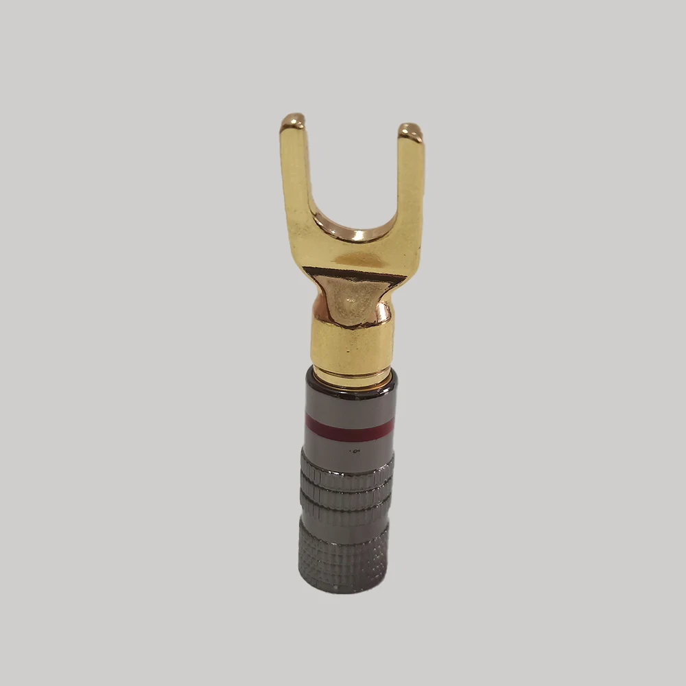 1 Stück Lautsprecher-Bananenstecker, vergoldet, 4 mm, für Audio-Video-Lautsprecheranschluss – Detail 8