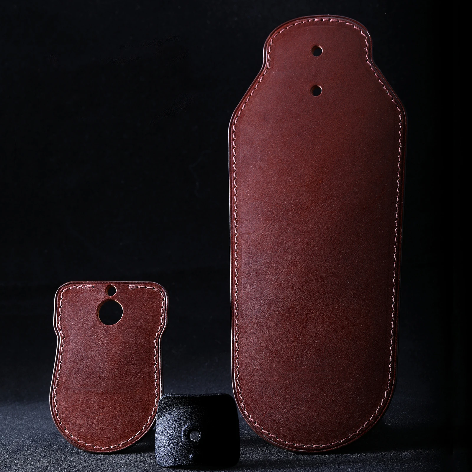 บังโคลนหนังแท้คุณภาพสูงสำหรับจักรยาน Brompton แบบพับได้ อุปกรณ์ตกแต่งและอัพเกรด