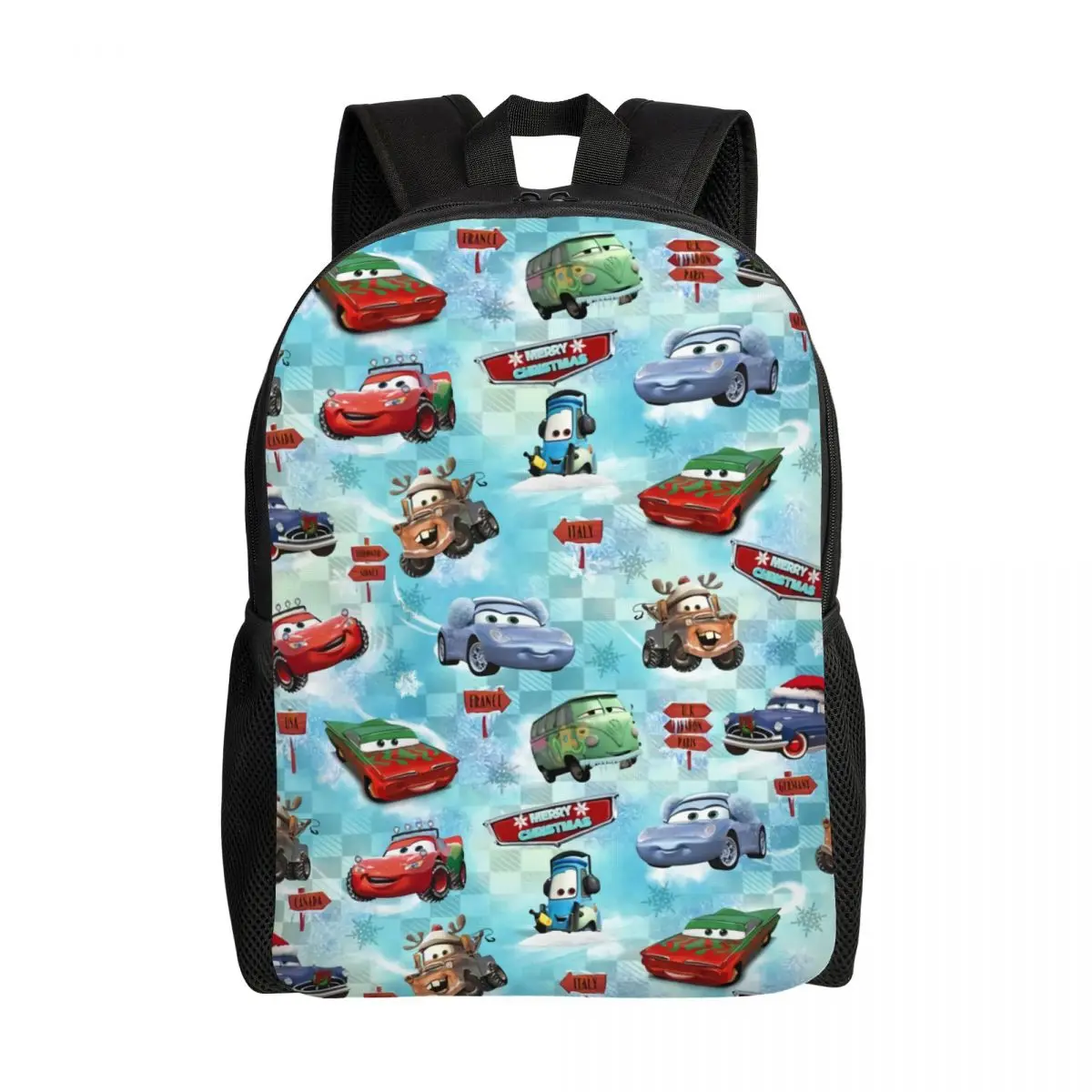 

Custom Lightning McQueen Car Anime Travel Backpack Women Men School Computer Bookbag College Student Daypack Bags