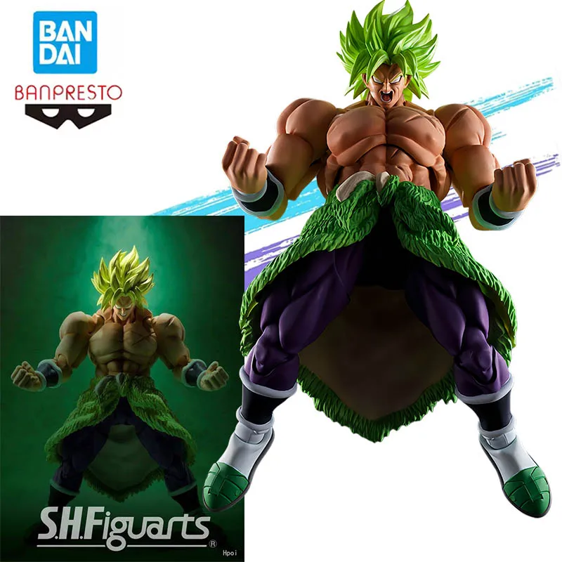 

In Stock Original Bandai S.h.figuarts Dragon Ball Chou Broly Full Power Anime Movable Model Collectible Model Toys Ornaments