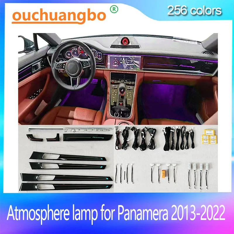 

Ouchuangbo Ambient Light For Panamera GTS 970 Turbo S E-Hybrid 971 2013-2022 Atmosphere lamp led innenbeleuchtung lighting