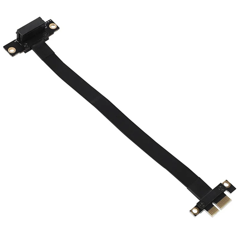 ABT-8X 90 درجة Pci-E Pci Express 1X إلى 1X فتحة الناهض بطاقة محول موسع الشريط محول تمديد كابل Pci-E X1