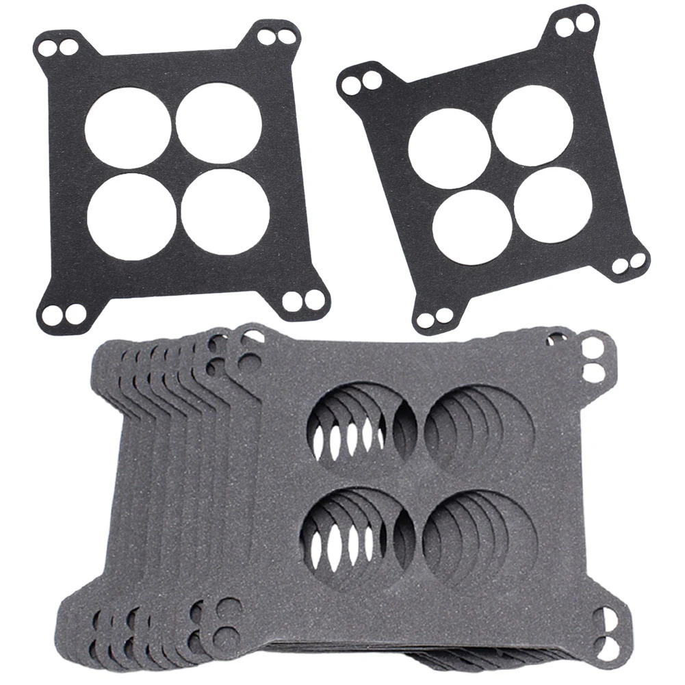 10Pcs 11/16Inch Ported Carburetor Mounting Gasket Aluminum Carburetor Spacer for Edelbrock Carter Holley Barry Grant