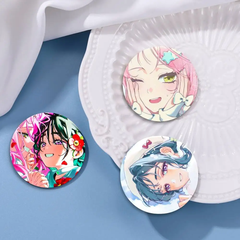 Alien Stage Mizi Sua Hyuna Luka Art Button Round Creative Pin Brooch Badge Bag Decor Accessories Fans