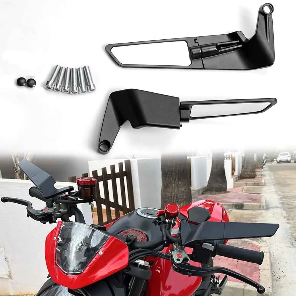 For Honda ADV150 XADV750 350 X-ADV 750 PCX 160 150 125 Universal Motorcycle Mirror Wind Wing side Rearview Reversing mirror