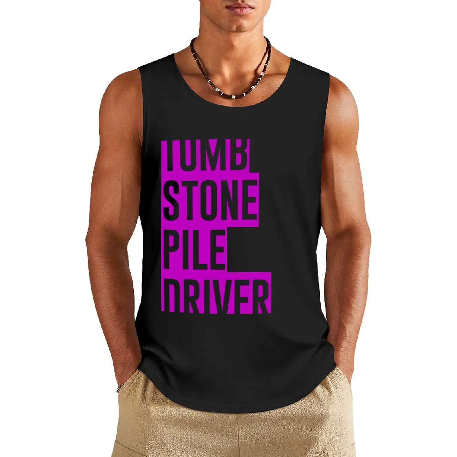 

Tombstone Piledriver Tank Top sleeveless tshirts for men T-shirts men sleeveless shirt man running shirt underwear