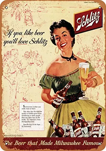 

Metal Sign - Schlitz Beer - Vintage Look 3