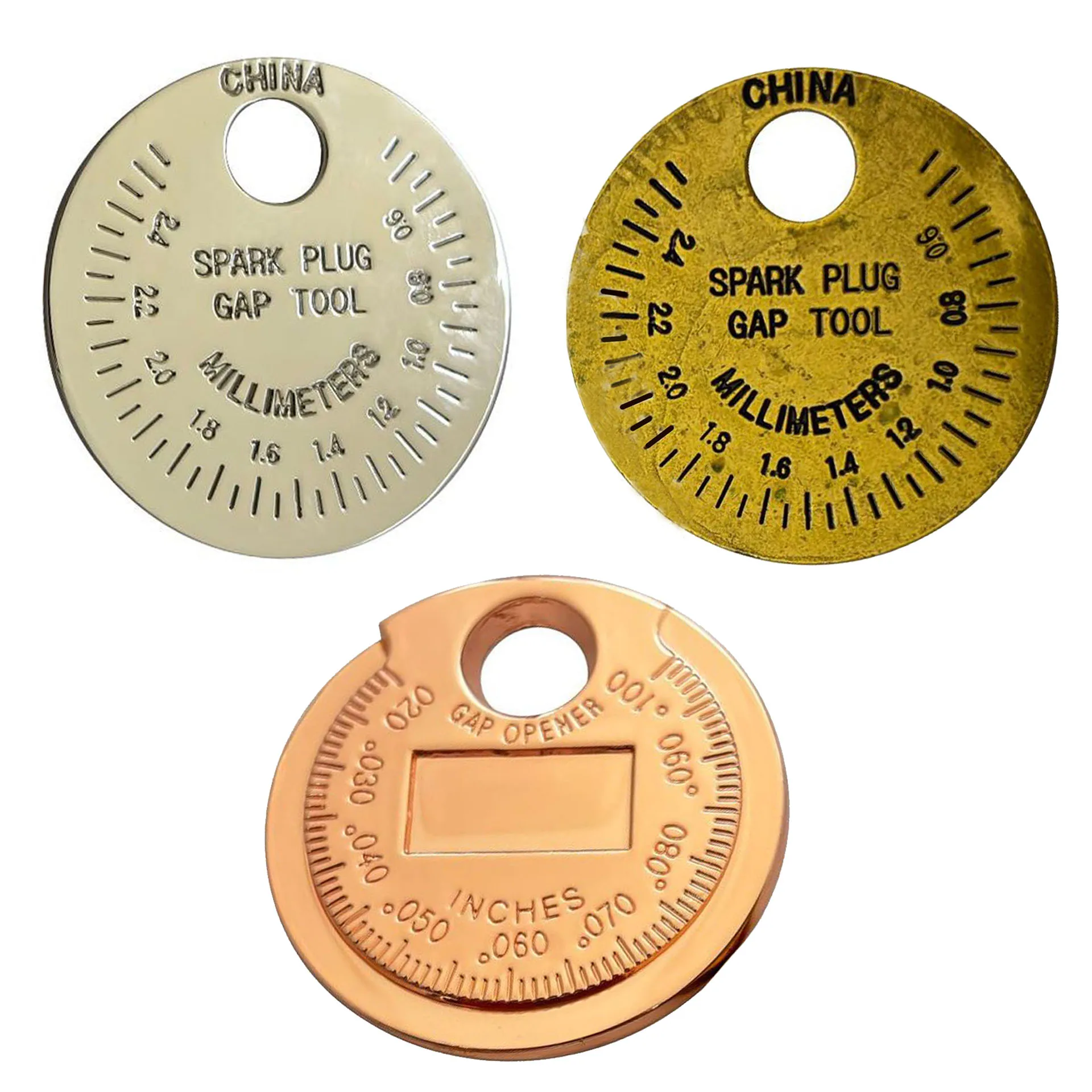Spark Gap Gauge Measuring Tool Range 0.06-0.24cm/0.02-0.09 Inches Spark-plug Gap Multi-purpose Gauge Accurate Measurement
