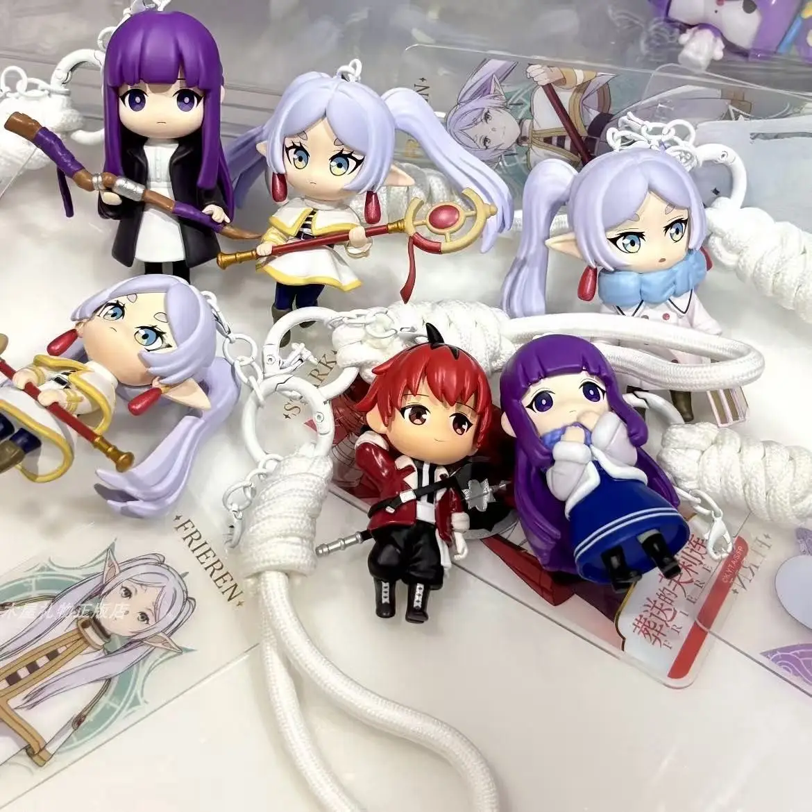 

Подвеска-сюрприз Frieren: Beyond Journey's End, Q-версия, подарок на день рождения для фанатов, аниме-атрибутика, декоративный кулон для рюкзака