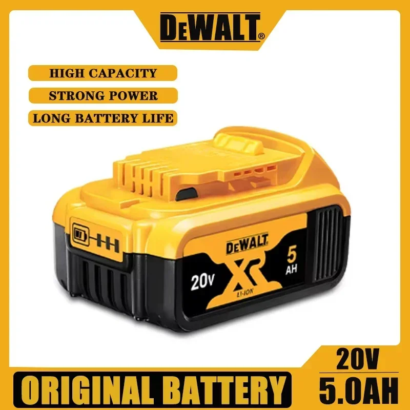 100%Original-DEWALT 20v battery,DCB204DCB609DCB184DCB200 Lithium Ion Battery,Dewalt Power Tool Hand Drill Cutter Hammer Battery