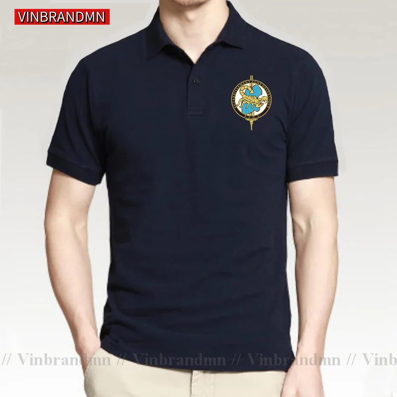 French Desert Commando Course Badge Polo Shirt Men France Special Forces Shirts Stylish Fashion Cool Summer Army Polo Shirts