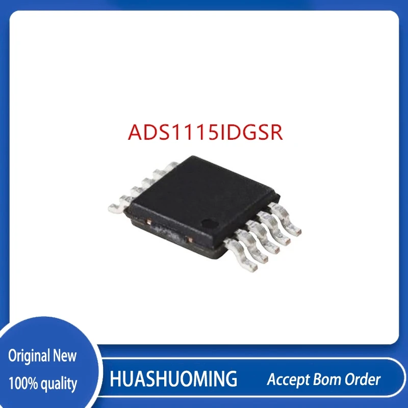 

5 шт./лот ADS1115IDGSR ADS1115 BOGI MSOP-10