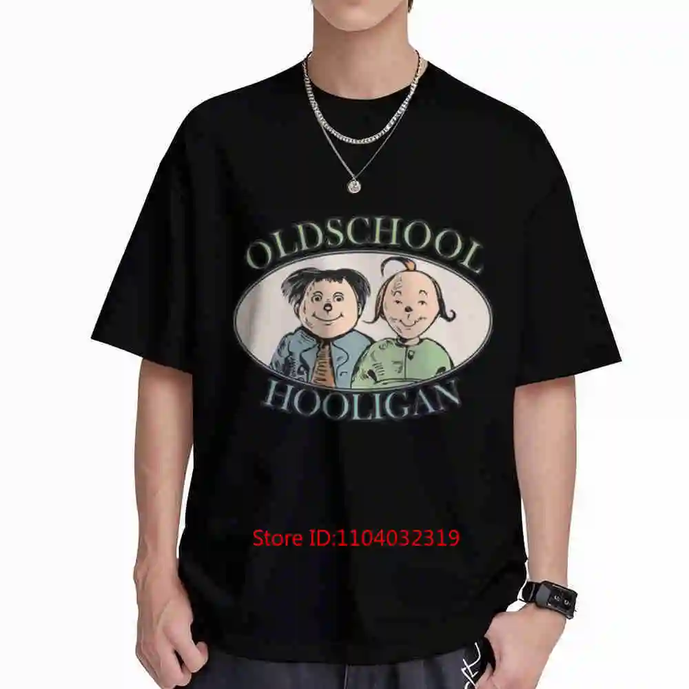 Oldschool Hooligan Moritz Kurzarm-T-Shirt aus 100% Baumwolle