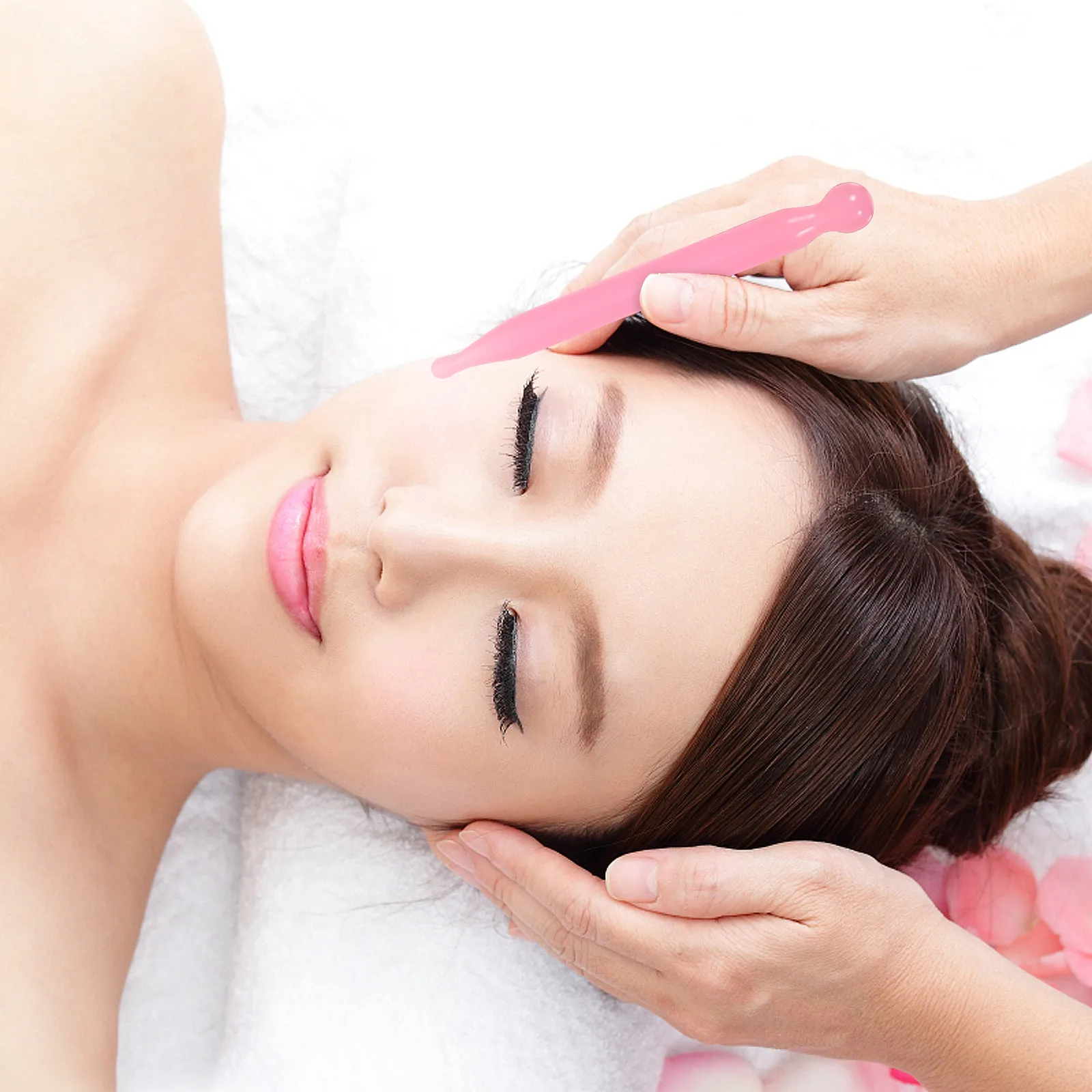 

Ручной массажный стержень из смолы для стимуляции акупунктурных точек стоп, рук и головы, портативный компактный массажер для дома, офиса и путешествий, для расслабления