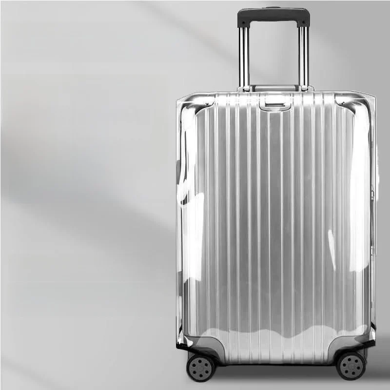 荷物用厚手保護カバー-透明防水トラベルスーツケース-外側保護-チェックイン手荷物用