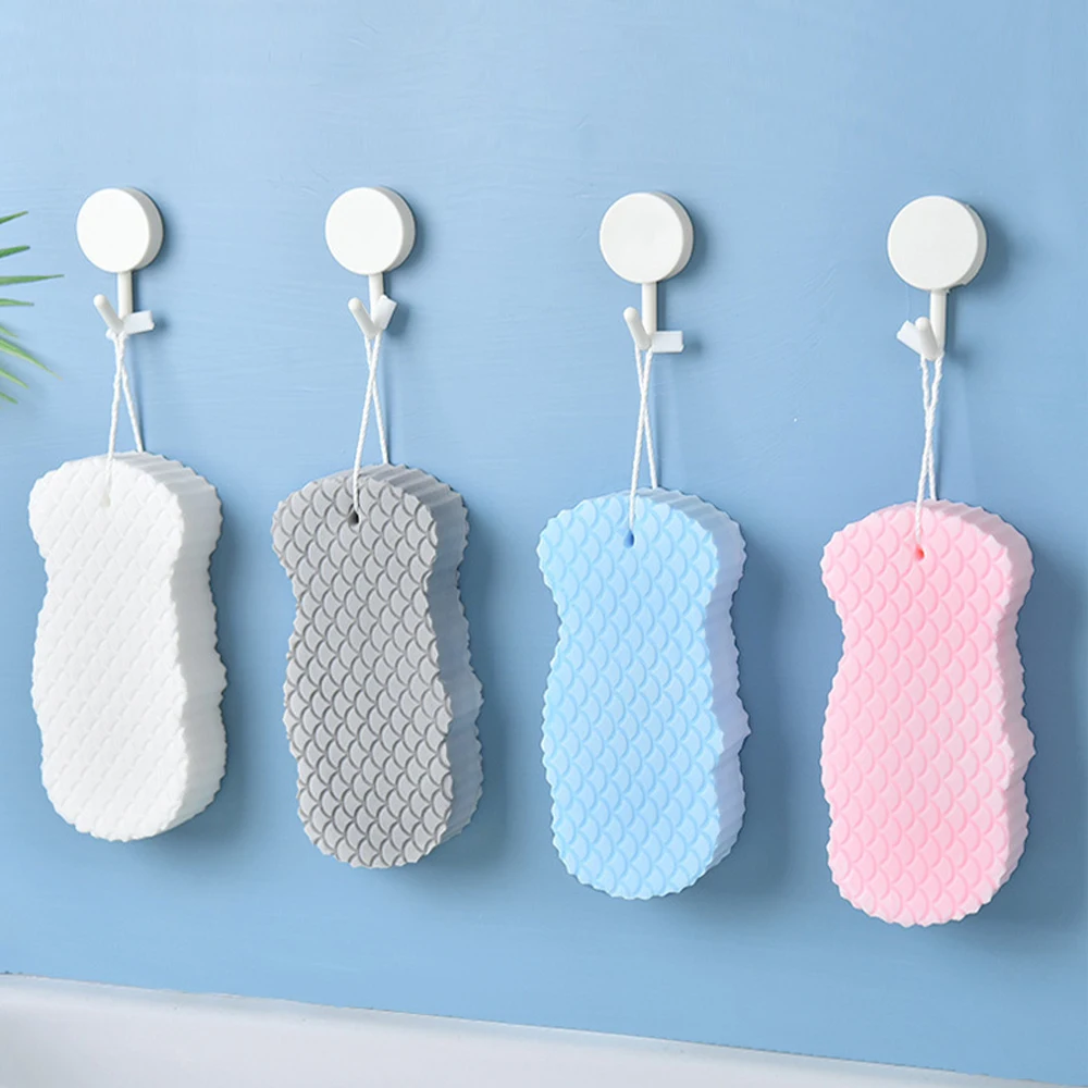 3D Soft Sponge Body Scrubber Bath Exfoliating Scrub Sponge Shower Brush Body Skin Remover Exfoliante Bathing Products