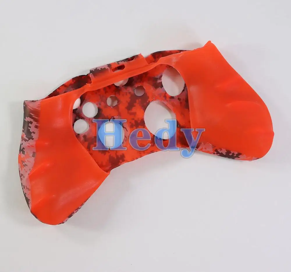 1 قطعة ل XBoxOne S سيليكون حافظة جلدية واقية ل XBox One سليم تحكم حامي نقل المياه الطباعة غطاء التمويه