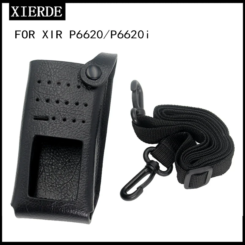 

For Motorolal Radio Bag DP2600 XIR P6620 XPR3500 DEP570 Two Way Radio Leather Protective Sleeve Case Shoulder Shoulder Holster