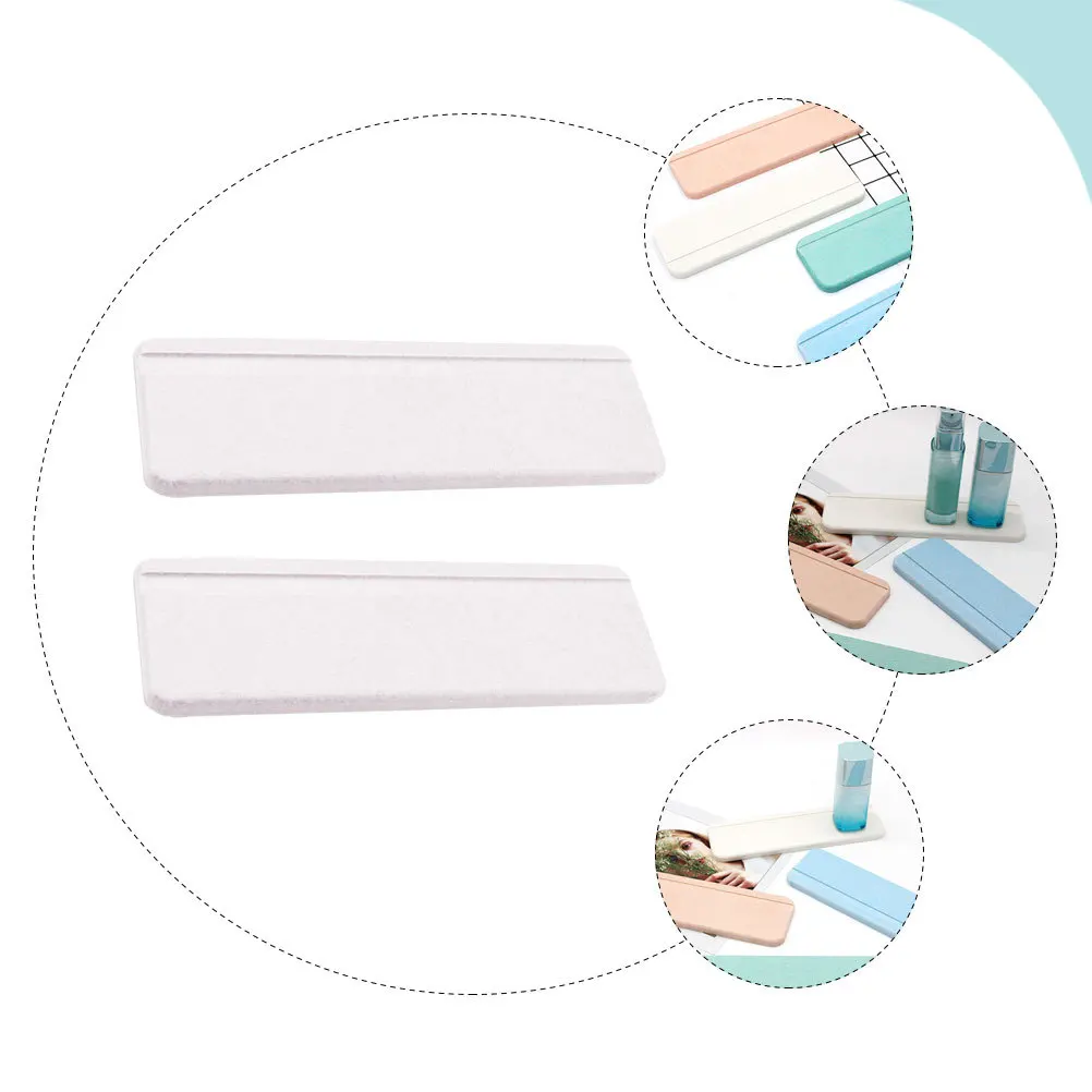 

2Pcs Diatom Mat Wash Pads Absorbent Non-Slip Pad for Bathroom Kitchen Desktop Cup Saucer Soap Saver Quick-Drying Household
