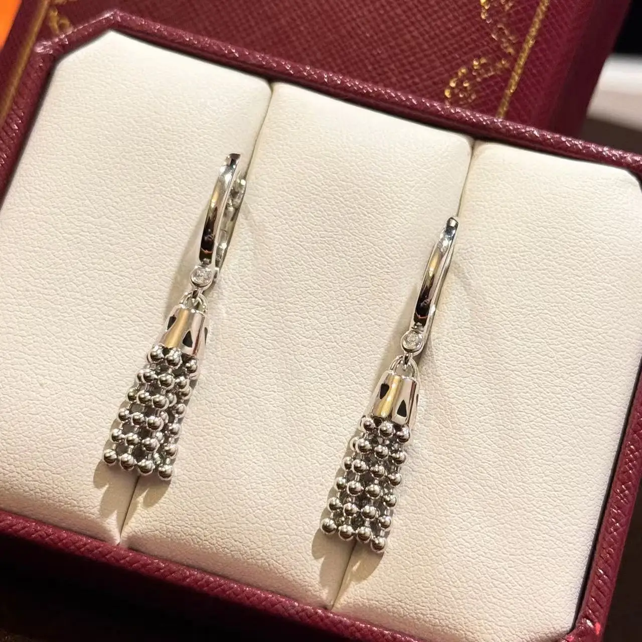 

Европейские серьги высшего качества из стерлингового серебра S925 с кисточками и кристаллами, женские изысканные классические ювелирные изделия, тренд