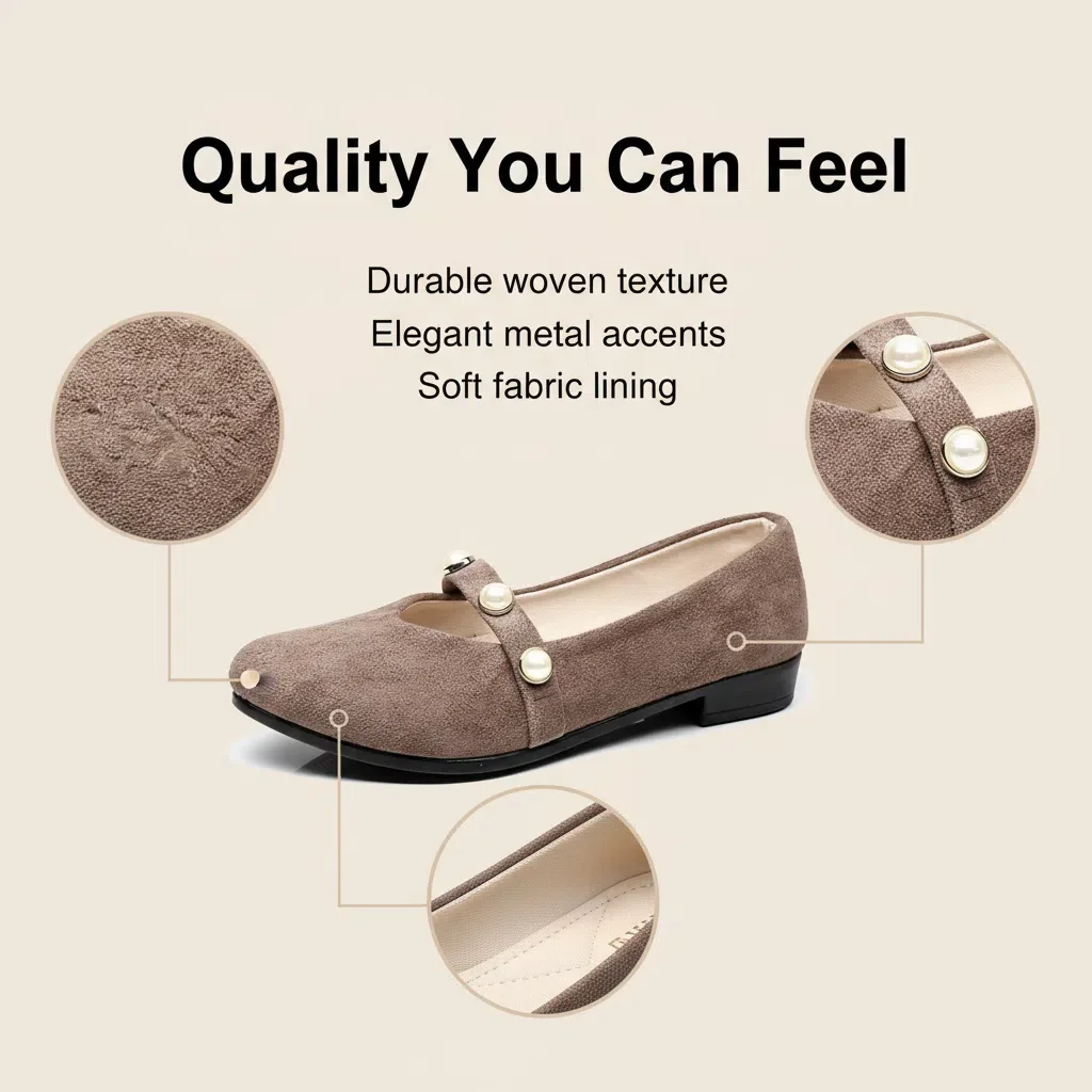 [ 9 Pairs Only ] Women Ballet Shoes Women Wedges Shoes for Work Cloth Sweet Loafers  Oversize Boat Shoe Women's Pregnant Shoes