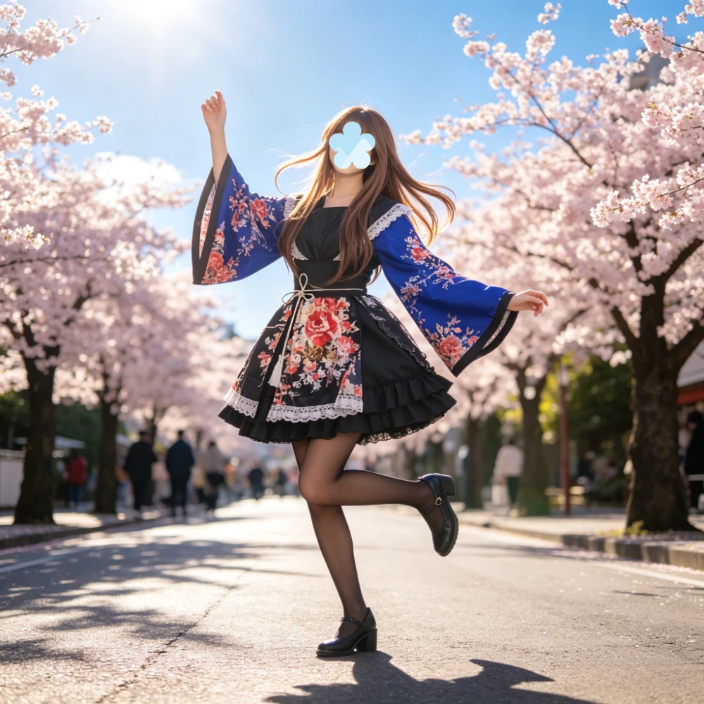 Anime Cosplay Outfit, Retro Modified Yukata Kimono, Classic Ancient Style Clothing for Stage Show, Performance & Themed Party