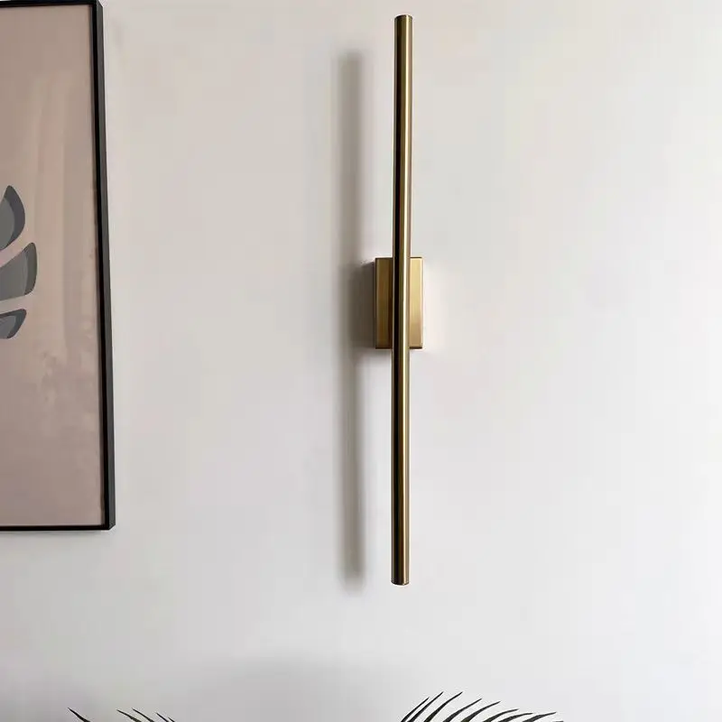 

Designer Minimalist Long Line Wall Lamp Simple Modern Bedroom Bedside Hotel Corridor Aisle Living Room Entrance Light