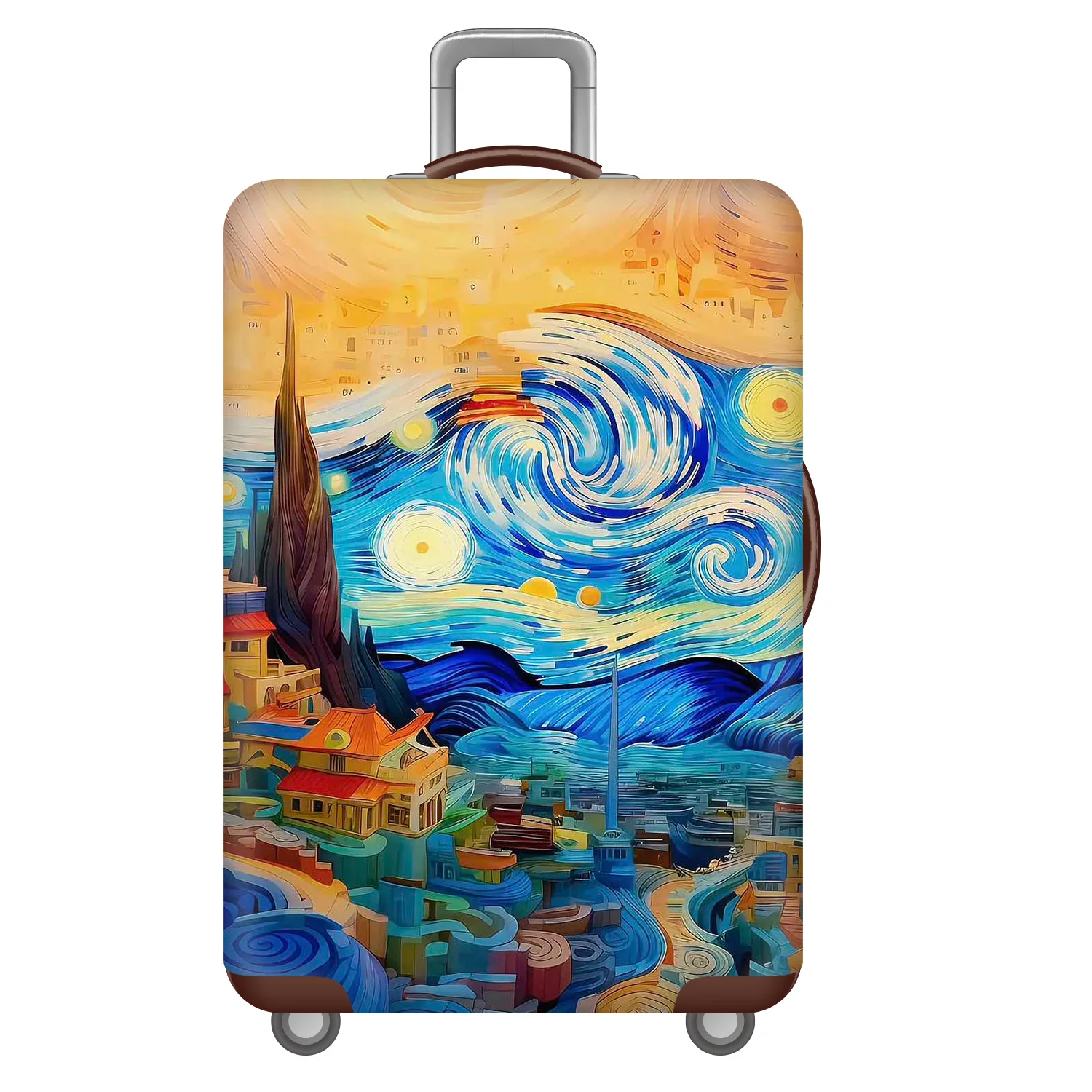 

Suitcase Cover Suitcase Trolley Case Protective Cover Dust Cover Elastic