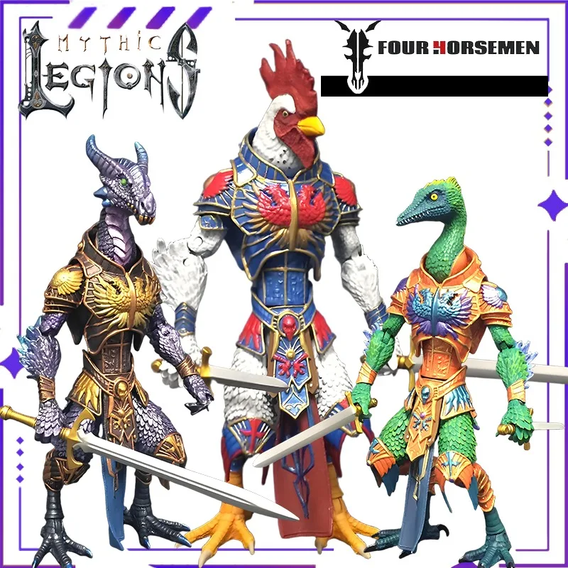 Four Horsemen Studios из натуральной серии Mythic Legions Archaeopteryx, подвижная модель Delion Dragon, коллекция игрушек в подарок