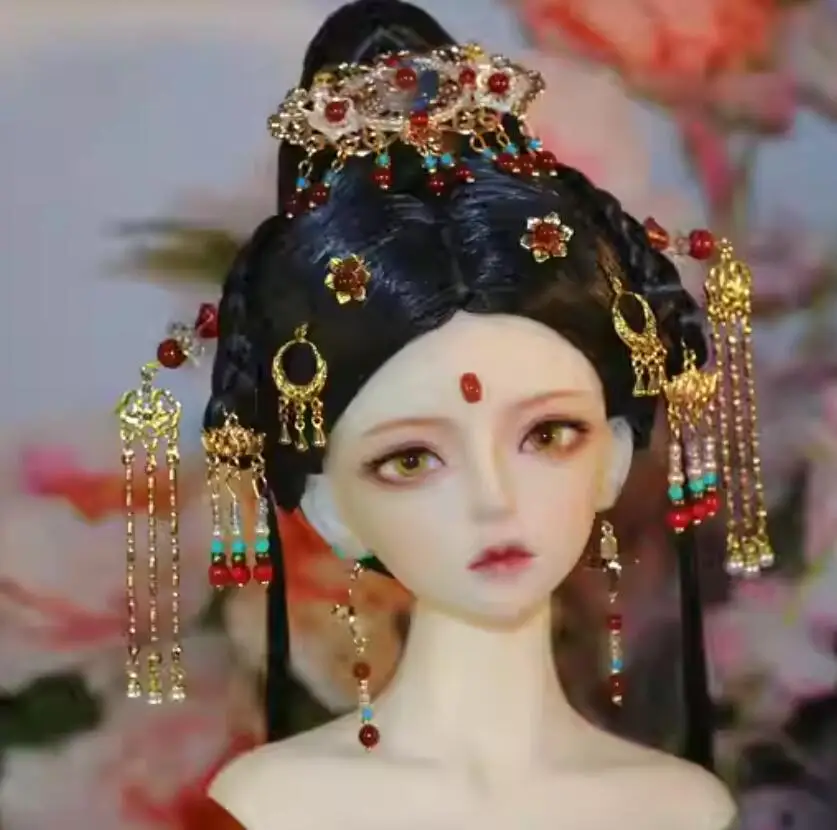 

Аксессуары для игрушек серьга «куколка» Tiara 1/4 1/3 BJD, заколка для волос для куклы, бесплатная доставка