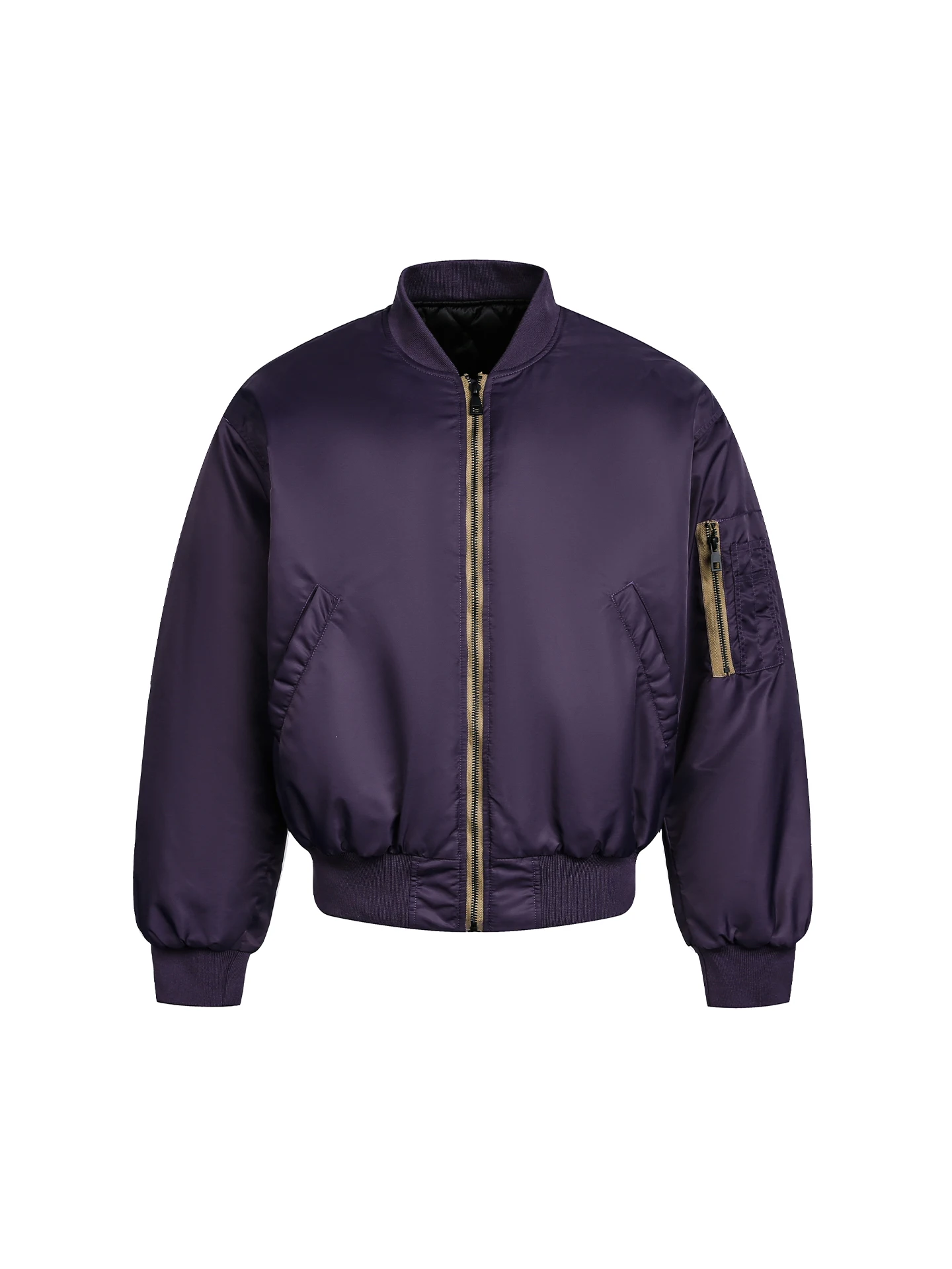 American Style Solid Color Baseball Jacket Parkas Men Women 2025 Winter New Trendy Street Loose Coats Couple Chic Pilot Jackets