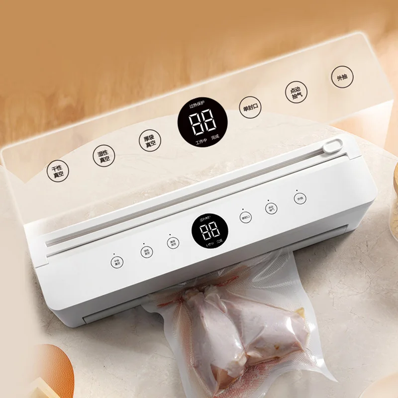 

Home Vacuum Sealer Vacuum Packaging Machine Plastic Sealing Machine Household Mini Sealing Machine for Plastics Packages QH-28