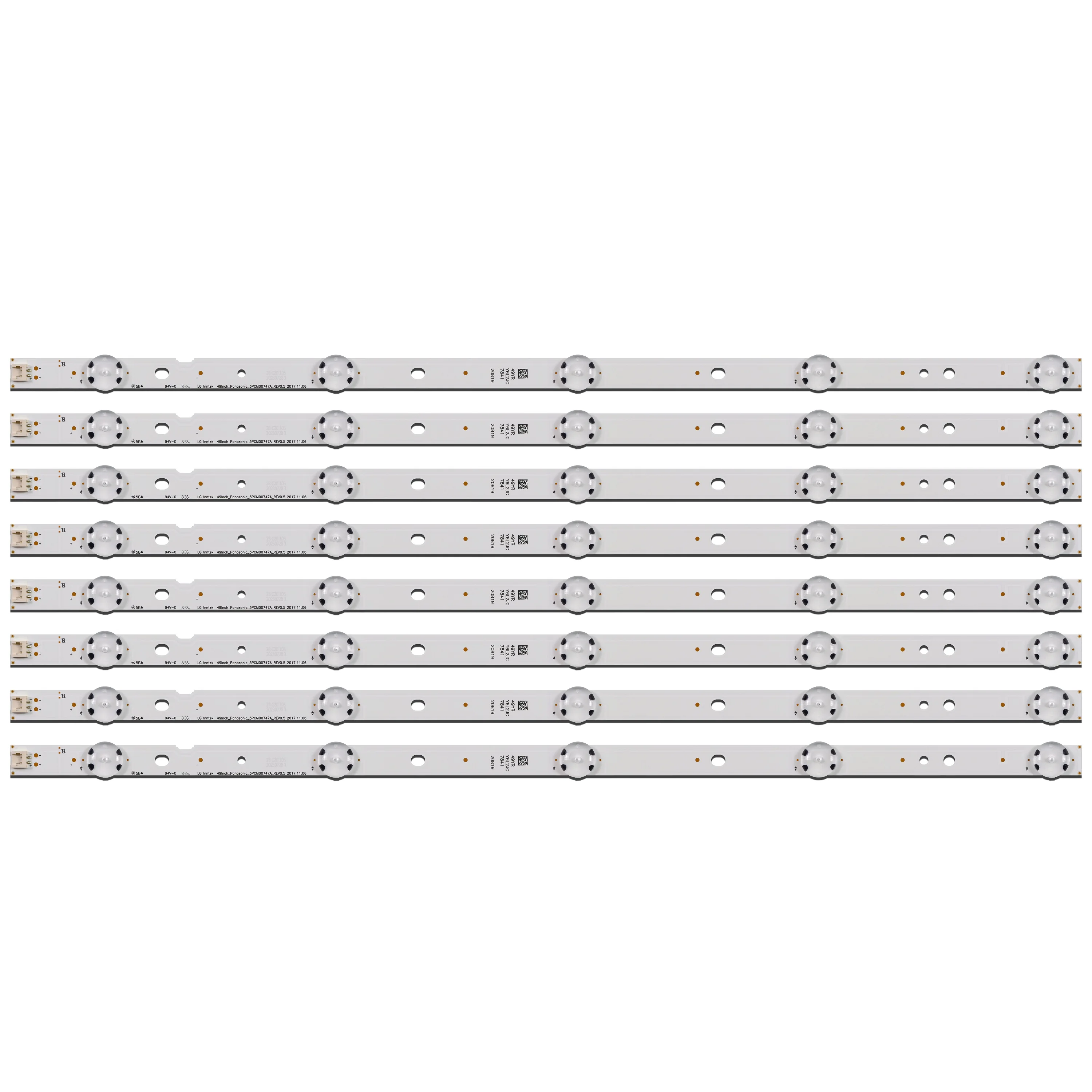 

Новая светодиодная лента для подсветки 510 мм для innotek 49inch_Panasonic_3PCM00747A_REV0.5 TZLP253AHAA TX49FX650B TX-49FX600E TX-49ES500B